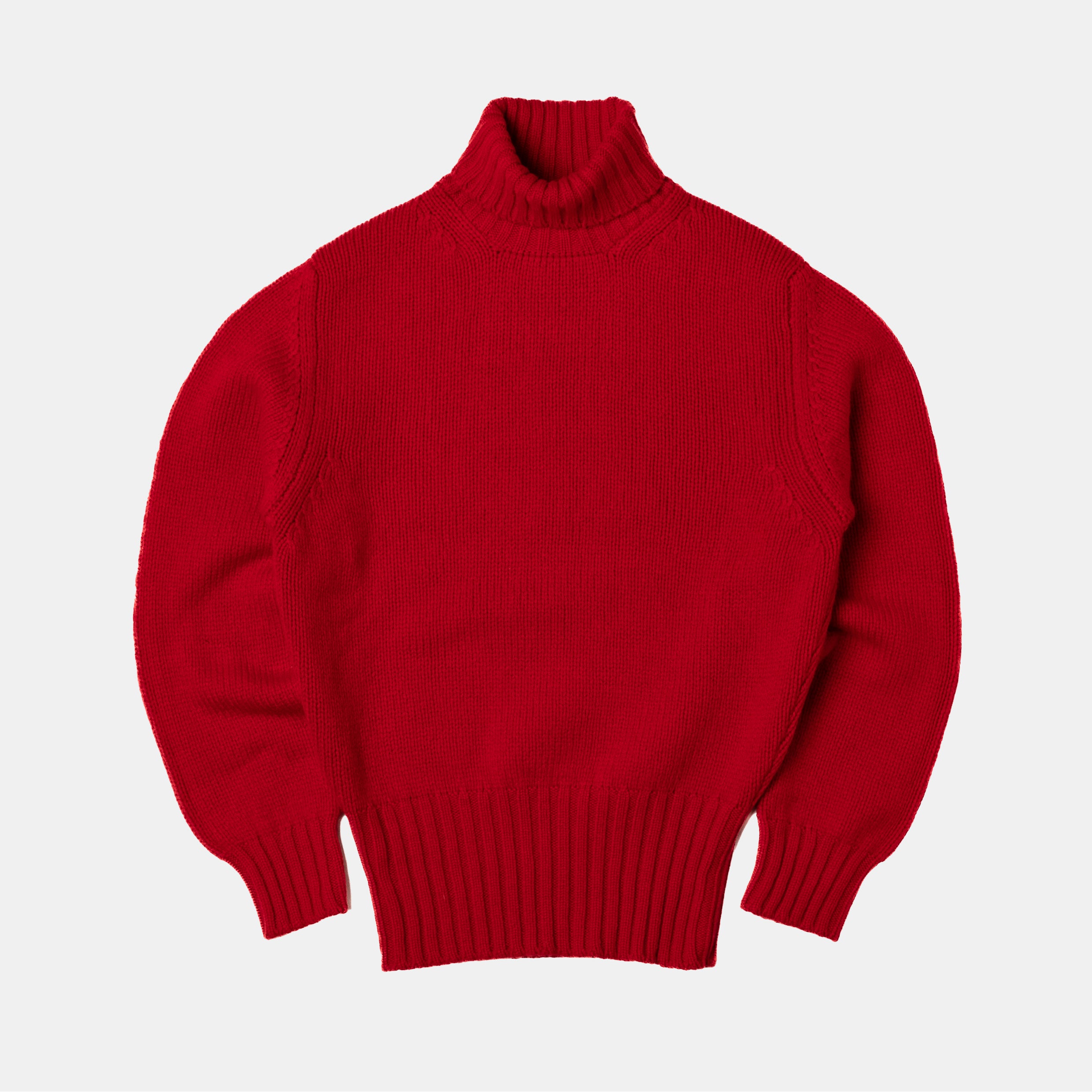 RAF Rollneck Pullover Red