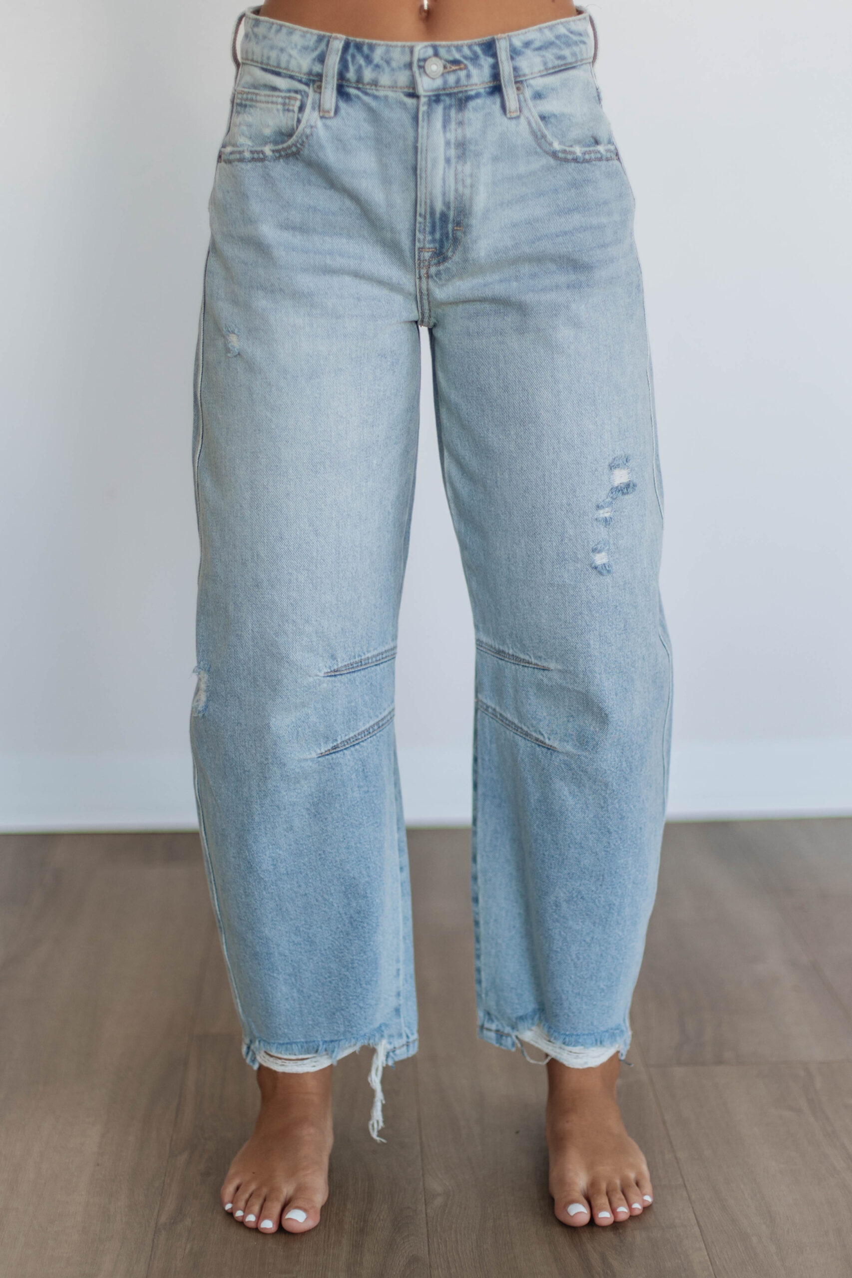 Sammie Hidden Jeans - Vintage Light Wash - Image 3
