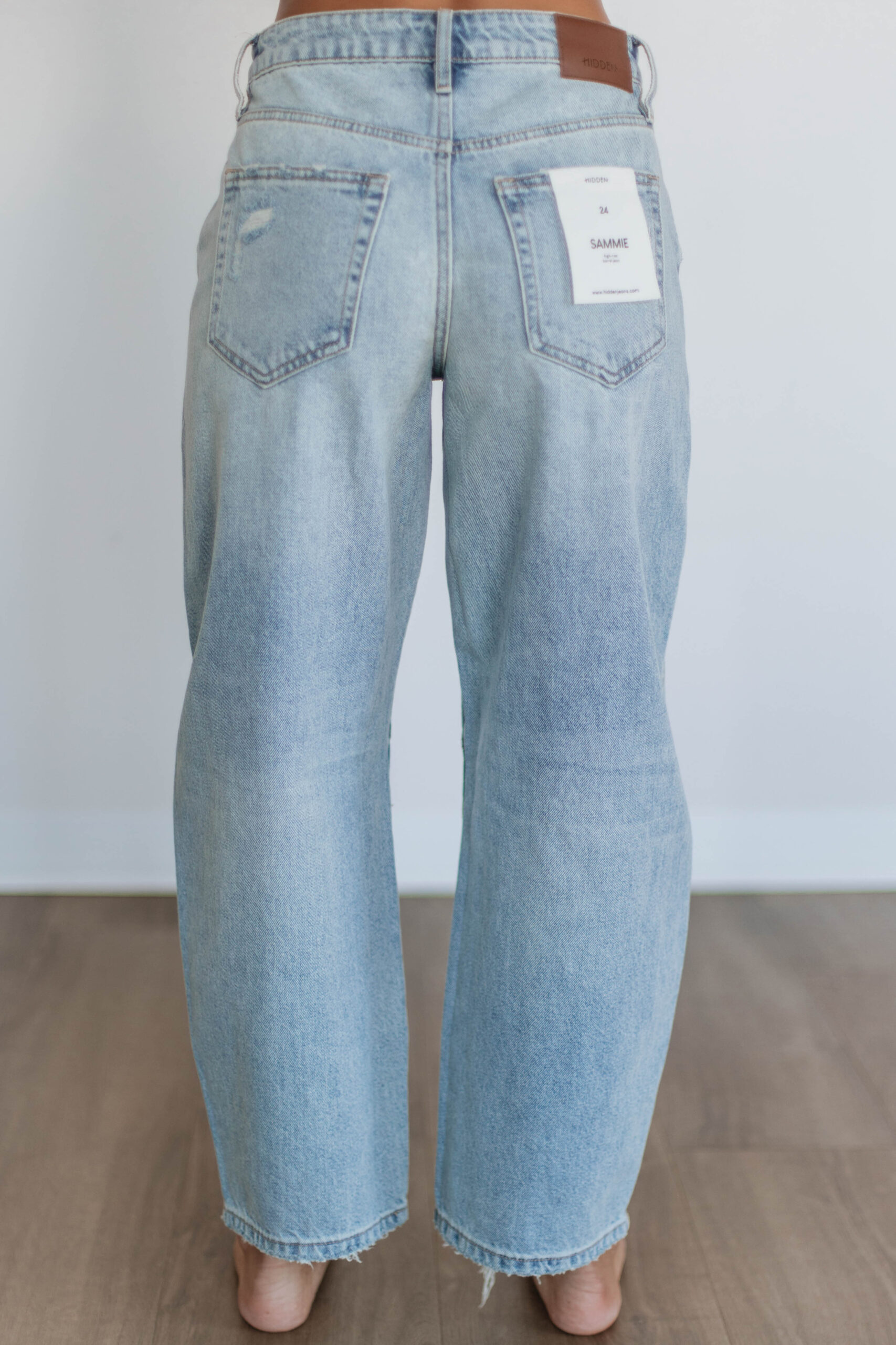 Sammie Hidden Jeans - Vintage Light Wash - Image 4